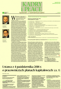 Gazeta Prawna - komentarz do ustawy o PPK cz. 5